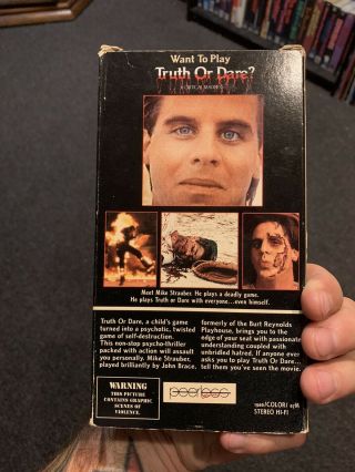 Truth Or Dare VHS Horror SOV Cult Rare Gore Tim Ritter B Movie 3