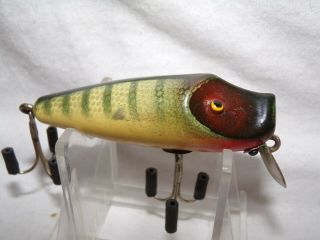 Vintage Abbey & Imbrie / Hico Wood Runt Type Fishing Lure 2 5/8 "