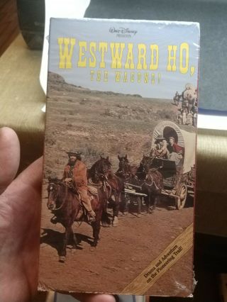 Rare Walt Disney’s Westward Ho,  The Wagons Vhs Video - Like