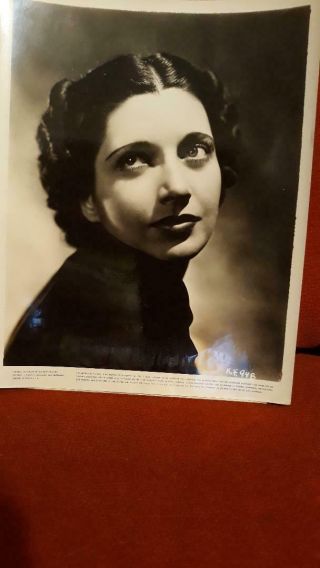 Kay Francis Rare 1939 In Early Portrait Vintage By Ferenc Viennese
