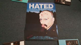 Gg Allin " Hated " Movie Poster By John Wayne Gacy Rare Murder Junkies