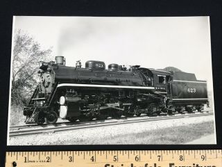 Minneapolis & St Louis Railway Railroad Locomotive No.  623 Antique Photo 6x9.  5