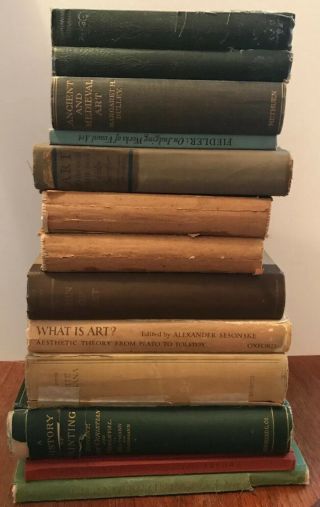 13 X Very Old Antique Vintage Art History Books C1890 - 1950,  Some Rare Editions