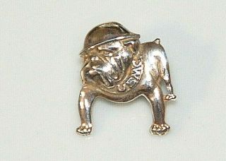 Rare Wwii Usmc Marine Corps Sterling Sweetheart Bulldog Pin