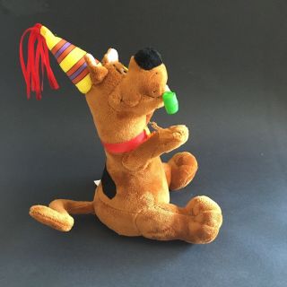 Scooby - Doo Happy Birthday Singing Dancing Rare Plush Gemmy 2004 Cartoon Network
