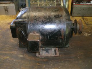Emerson Rare 3/4 Hp Vintage Repulsion Induction Electric Motor 1725 Rpm