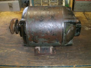 EMERSON Rare 3/4 HP Vintage Repulsion Induction Electric Motor 1725 RPM 2