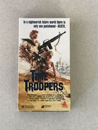 Time Troopers Rare (1989) Vhs