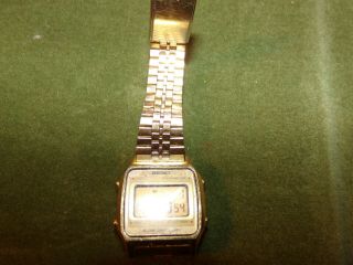 Vintage Seiko A914 - 5a09 - Ao Chronograph Lcd Digital Quartz Watch