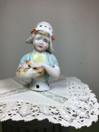 Porcelain Half Doll - Dutch Girl