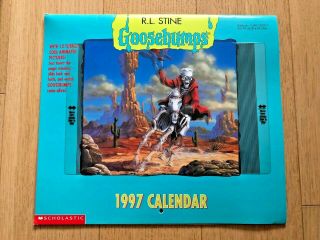 Rare 1997 Goosebumps Calendar - R.  L.  Stine