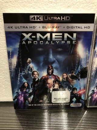 MARVEL X - MEN APOCALYPSE 4K ULTRA HD 1 DISC SET,  RARE OOP SLIPCOVER 2