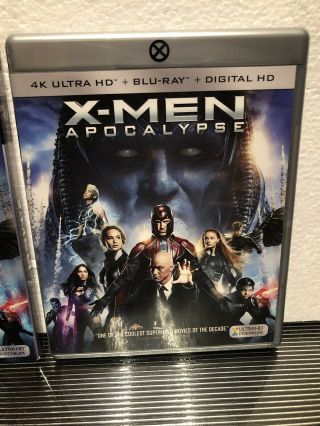 MARVEL X - MEN APOCALYPSE 4K ULTRA HD 1 DISC SET,  RARE OOP SLIPCOVER 3