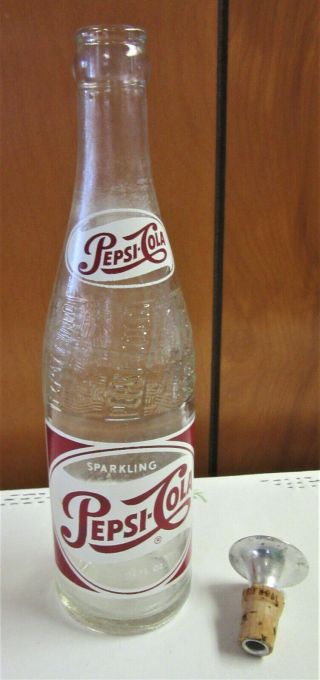 Vintage Laundry Sprinkler On Antique Pepsi Cola 12 - Oz.  Bottle