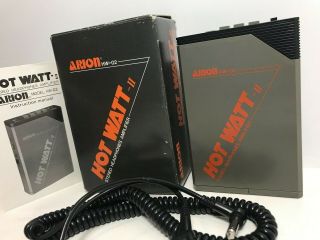 Vintage Arion Hw - 02 Hot Watt Stereo Headphones Amplifier 1980’s Rare Retro Bonus