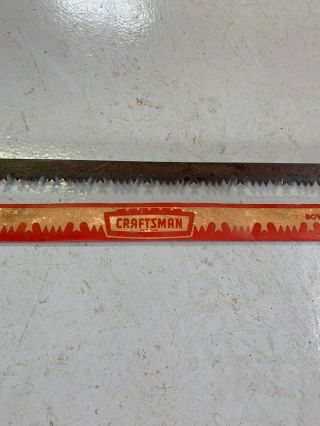 Rare Vintage Sears Craftsman Large Size Metal Pruning Bow Saw 36” Extra Blade 2