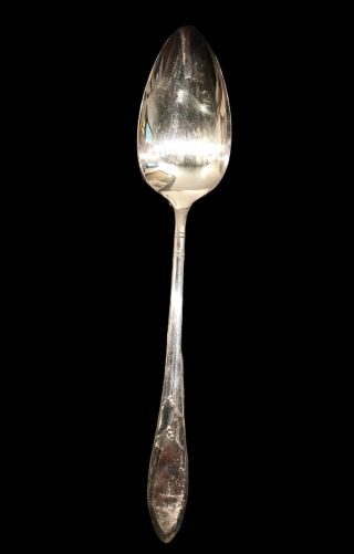 4 Serving Table Spoons Oneida Community Lady Hamilton 1930 ' s Estate Silverplate 3