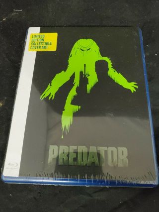 Predator Movie Blu Ray Limited Edition Collectible Rare Cover Art