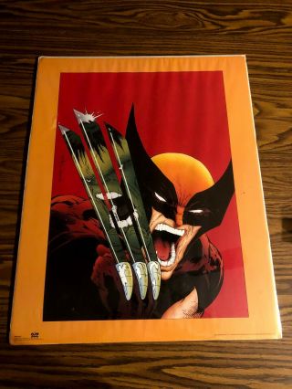 Vintage 1989 Wolverine Hulk 22x28 Poster Marvel Comics Rare X - Men