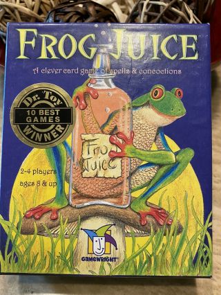 1997 Frog Juice Card Game Gamewright 100 Complete Rare