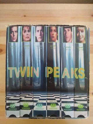 Twin Peaks Season 1 Vhs Boxset David Lynch Rare Film Weird