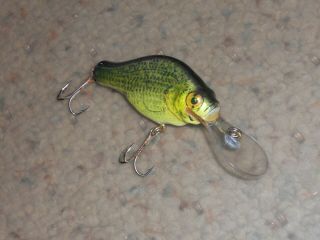 Vintage Bagley Small Fry Crappie 2.  5 " Fishing Lure -
