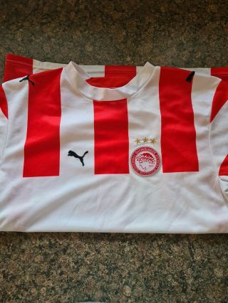 Rare Retro Football Shirt - Olympiakos Pireos Home 2006 - 2007 Size Xl