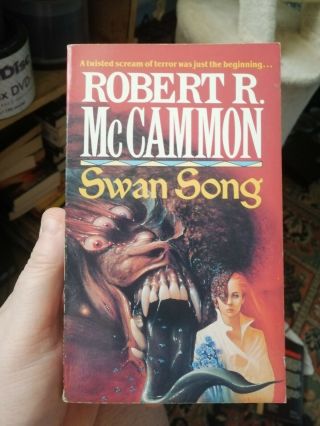 Swan Song Robert R Mccammon 1988 Vintage Horror Paperback Pulp Rare