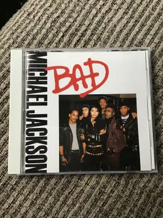 Michael Jackson Bad Cd Maxi - Single 5mixes,  Rare Japan Print,  Oop