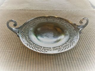 Vintage Middletown Silver Plate Tray For Calling Cards,  Candy
