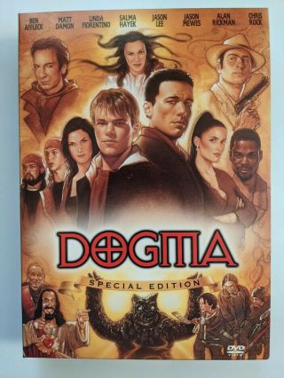 Dogma (dvd,  2 - Disc Set,  Special Edition,  Slipcover Box,  Rare,  Oop)