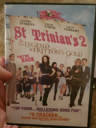 Dvd St Trinians 2 The Legend Of Frittons Gold Widescreen Rare Oop Colin Firth