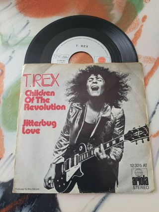 T.  Rex Children Of The Revolution Rare 1972 German 7 " Import