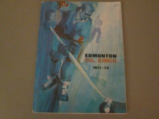 Rare Edmonton Oil Kings Exhibition Game - Minnesota North Stars Vs Canucks