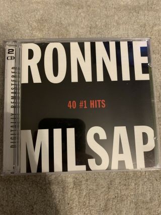 Ronnie Milsap - 40 1 Hits - Digitally Remastered (2 - Disc Cd Set,  2000) Rare Htf