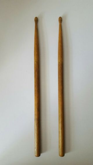Antique Turned Wood Drum Sticks Drumsticks Hickory? Treen 1900s