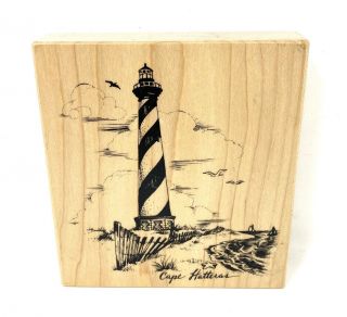 Psx 1999 Cape Hatteras K - 2774 Lighthouse Rubber Stamp Rare