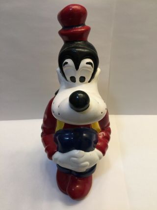 Vintage Walt Disney Goofy Ceramic Figurine 9 " Tall Collectible Statue Rare Color