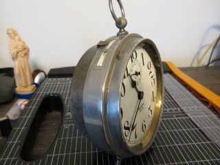 Antique Westclox Big Ben Peg Legged Alarm Clock - Missing Glass - Runs 3