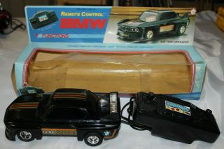 Rare Vintage Battery Operated Toy Remote Control Bmw Turbo 2000 In Pre - Upc Box