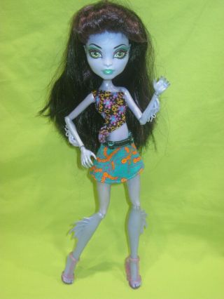 Rare Cam Create A Monster High Purple Body Sea Monster Doll In Outfit Wig,  Shoes