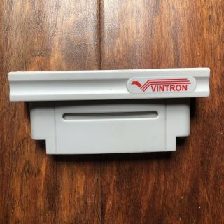 Rare Vintron Nintendo Snes To Famicom Game Converter Adapter
