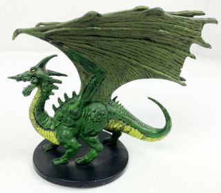 D&d Miniature - Young Green Dragon 5/5 Starter Series W 36 Rare Hard To Find