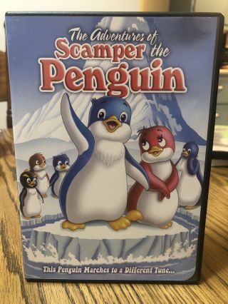 Adventures Of Scamper The Penguin Dvd Out Of Print Rare Children Family Oop