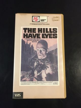 The Hills Have Eyes Vhs Harmony Vision Vintage 1980s Horror Vtg Rare Cult