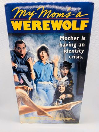 My Mom’s A Werewolf Vhs Cult Classic Movie Htf Oop Rare
