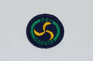Senior Boy Scouts Missioner Proficiency Patch Badge Vintage Rare Uk