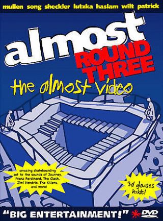 Almost Round Three: The Almost Video Skateboarding/skate 2 Disc Set Dvd Rare Oop