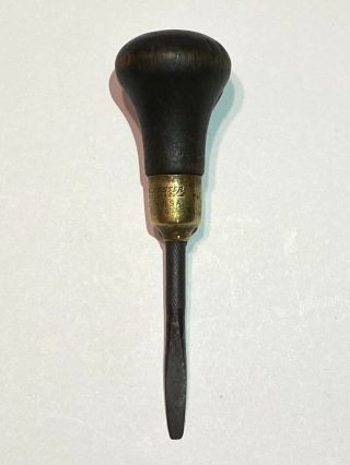 Vintage Antique Winchester Trademark USA Made 7160 Small Wood Handle Screwdriver 3