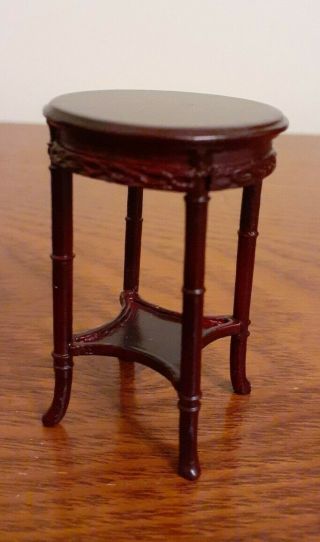 Bespaq Vintage Victorian Dollhouse Miniature Side Table Furniture 1:12